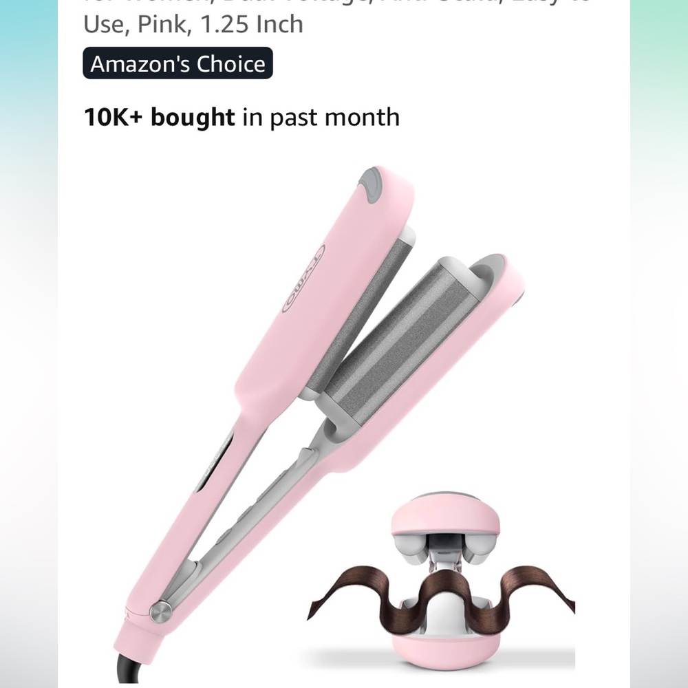 Pink Hair Waver by Tymo